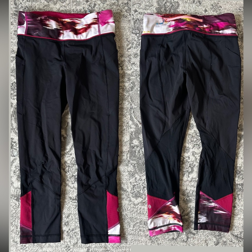 Lululemon cropped leggings size 6